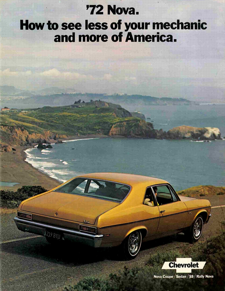 1972 Chevrolet Nova Brochure Page 1